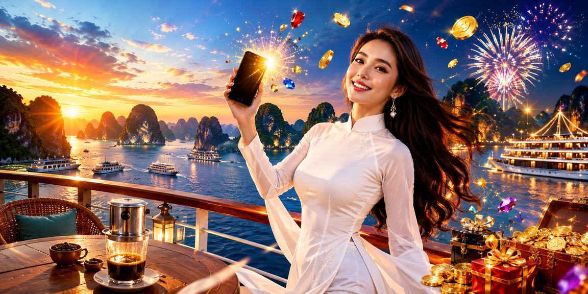 Người chơi cao cấp tại Vịnh Hạ Long truy cập Casino Live VIP trên điện thoại di động