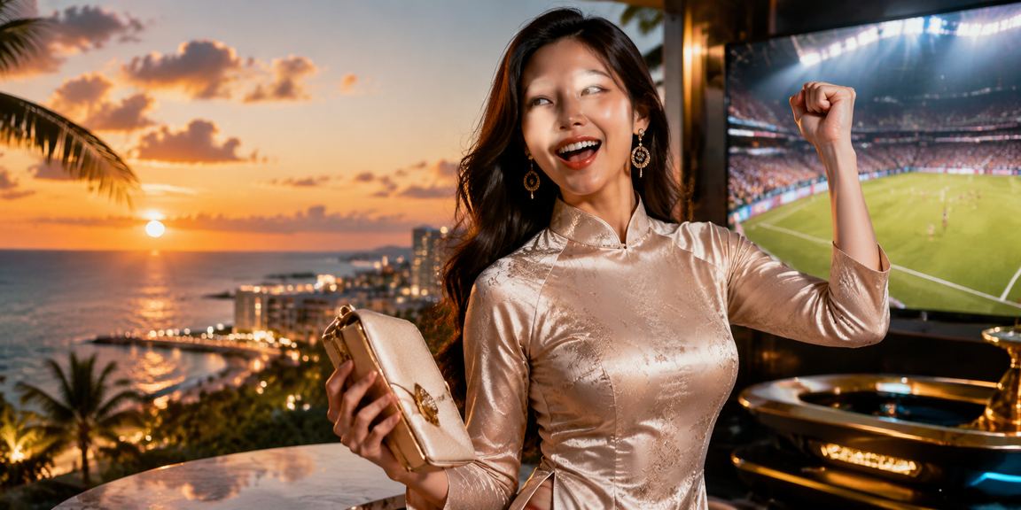 Người dùng tại Phú Quốc chơi bài trực tuyến qua trình duyệt di động trong không gian nghỉ dưỡng