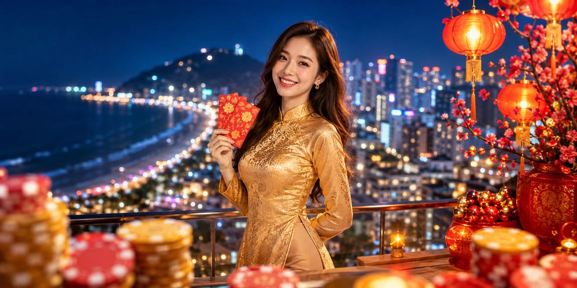 Người dùng tại Vũng Tàu theo dõi kèo esports trên nền tảng luk8 trong trang phục áo dài